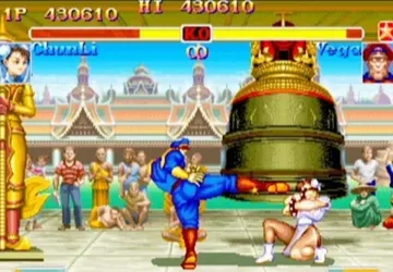 Street Fighter Anniversary Collection (USA) screen shot game playing